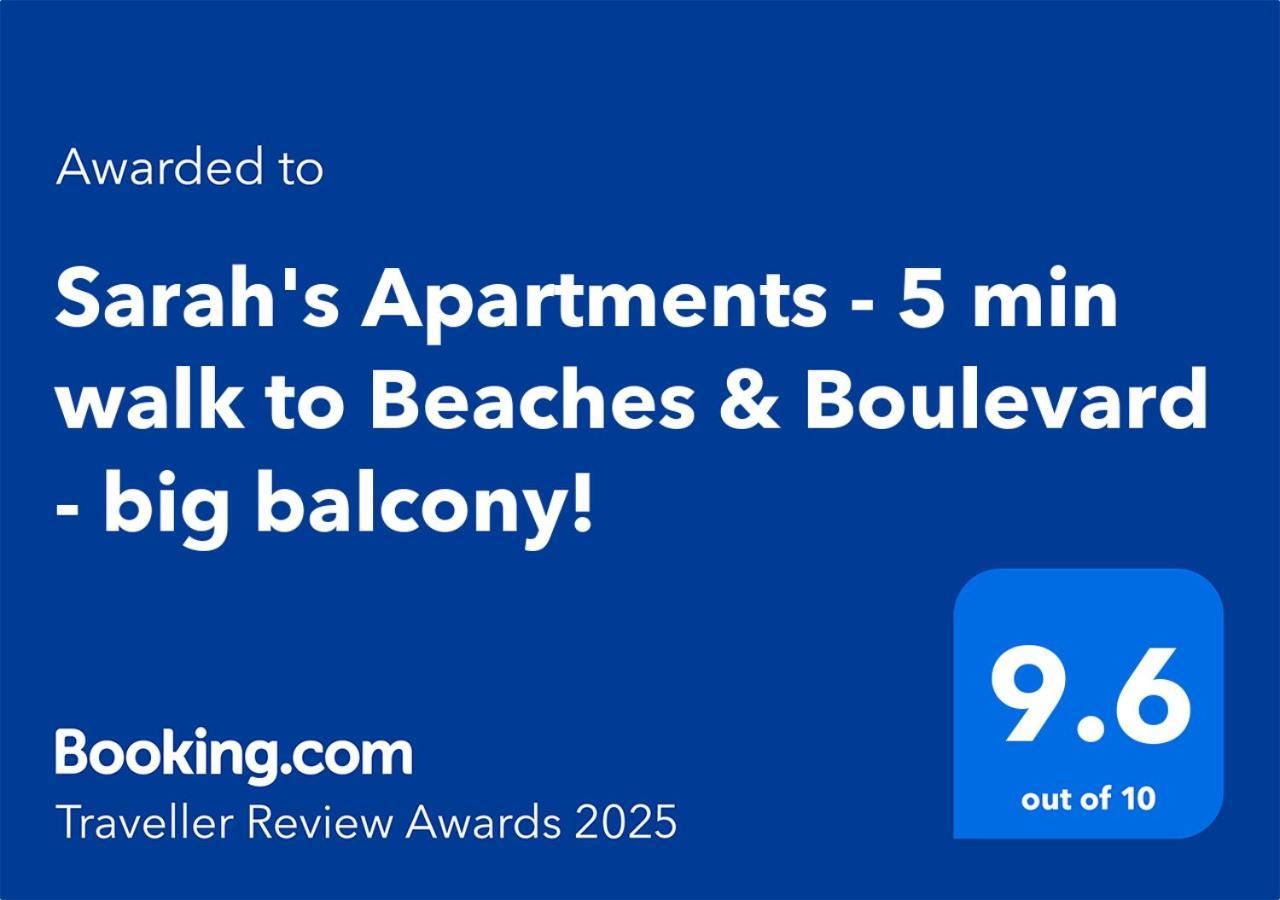 Sarah'S Apartments - 5 Min Walk To Beaches & Boulevard - Big Balcony! Sarande Exterior photo